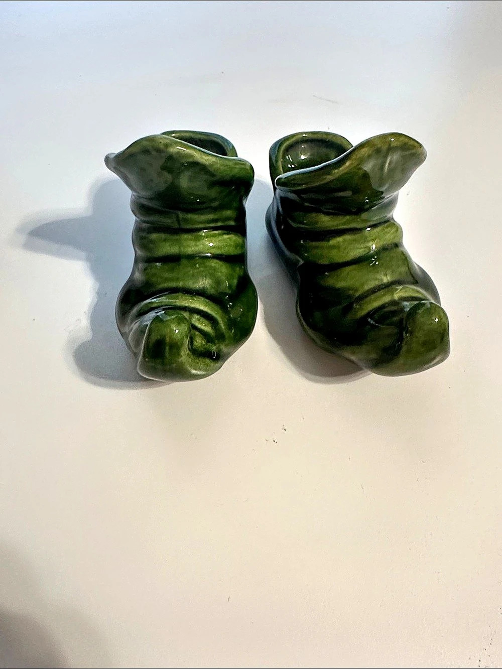 Green Ceramic Decorative shoes